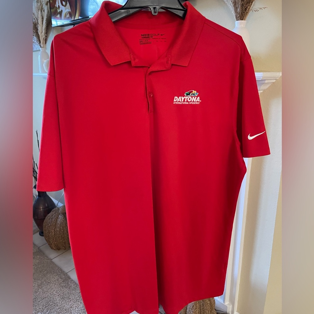 Nike Red Daytona Polo Shirt, XXL